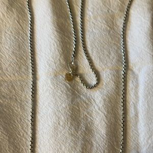 David Yurman 32” sterling silver necklace